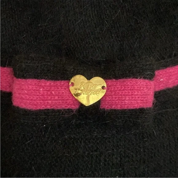 Betsey Johnson Wool Blend Cloche Hat With Bow - Picture 3 of 5